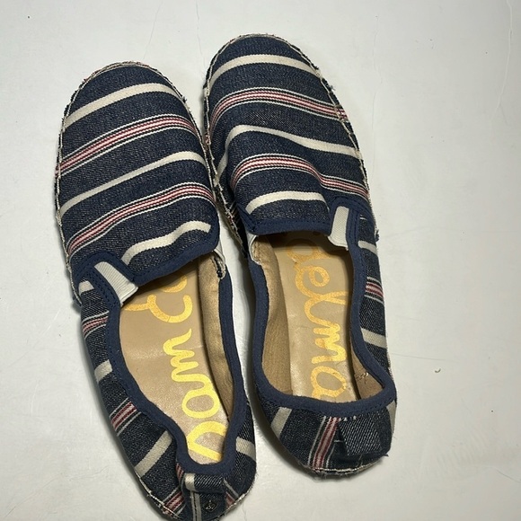 Sam Edelman Espadrilles Blue Americana Stripes Women’s US 9M EUR 39 Platform - Picture 10 of 10